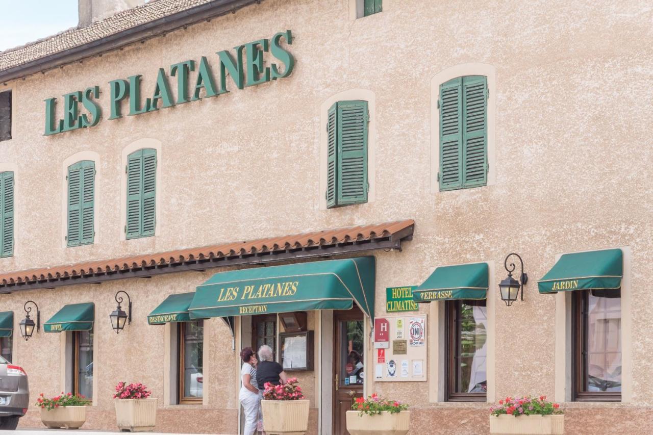 Hotel Et Appartements Les Platanes Thueyts Екстер'єр фото