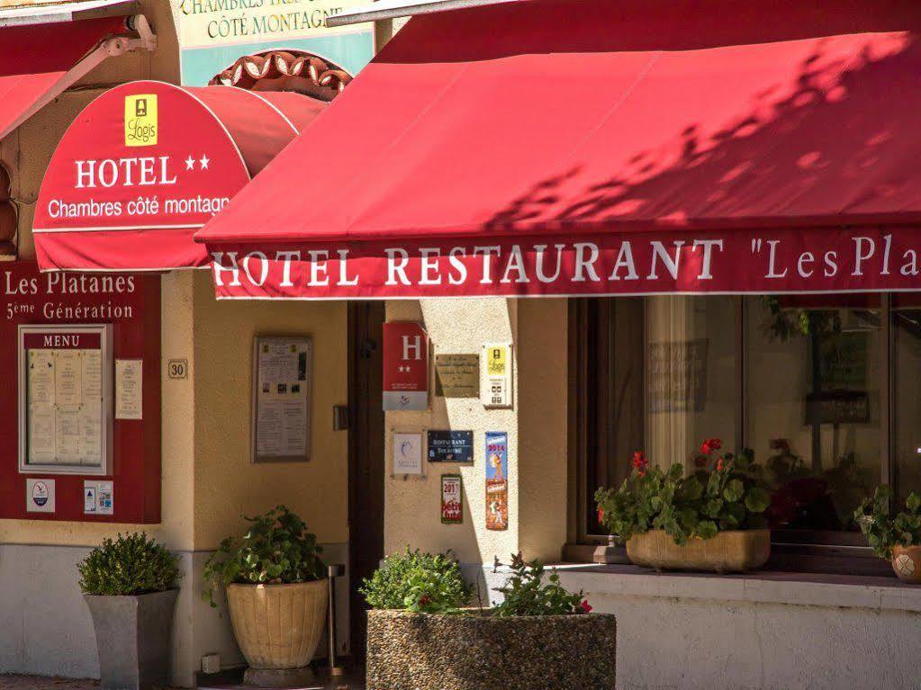 Hotel Et Appartements Les Platanes Thueyts Екстер'єр фото